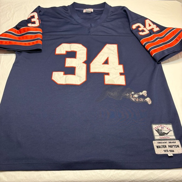 Mitchell & Ness Chicago Bears Walter Payton Throwbacks 1965 Jersey Men’s 58 - Picture 1 of 11